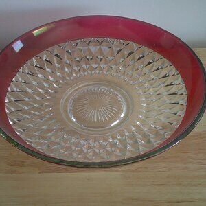 Indian Glass Salad Bowl